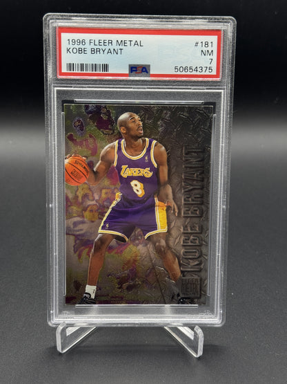 1996-97 Metal #181 Kobe Bryant PSA 7