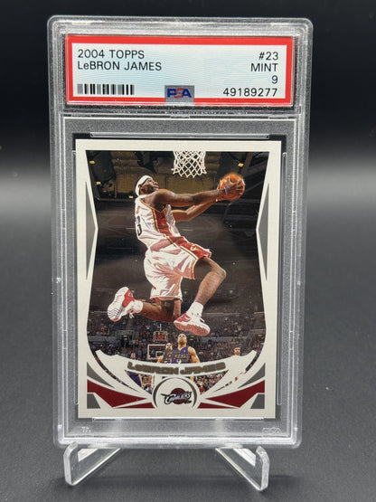 2004-05 Topps #23 LeBron James PSA 9