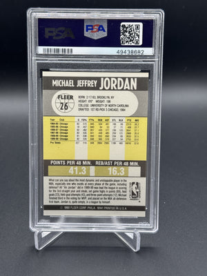 1990-91 Fleer #26 Michael Jordan PSA 9