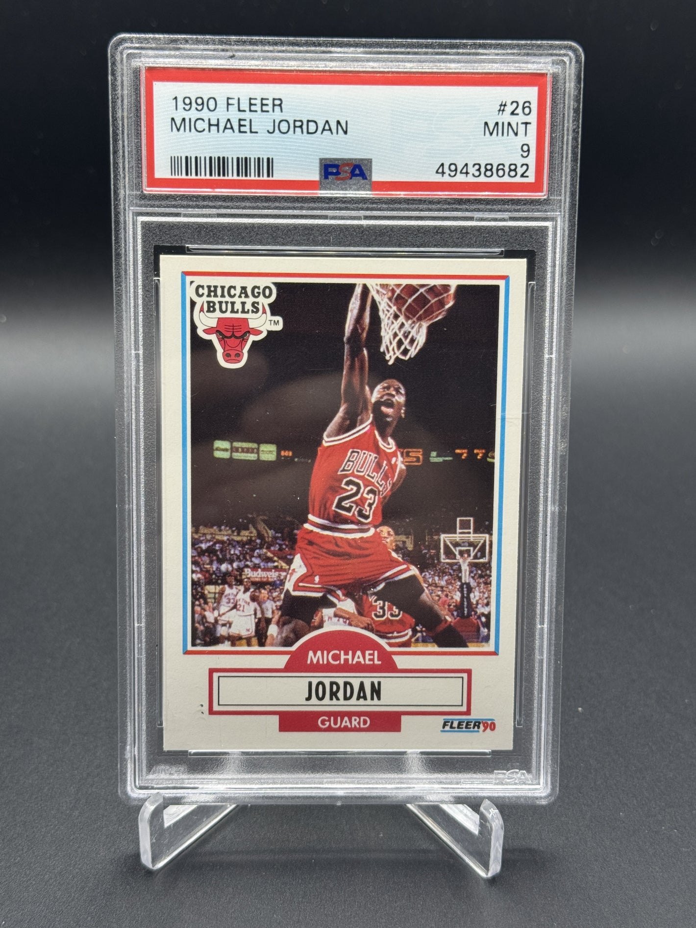 1990-91 Fleer #26 Michael Jordan PSA 9