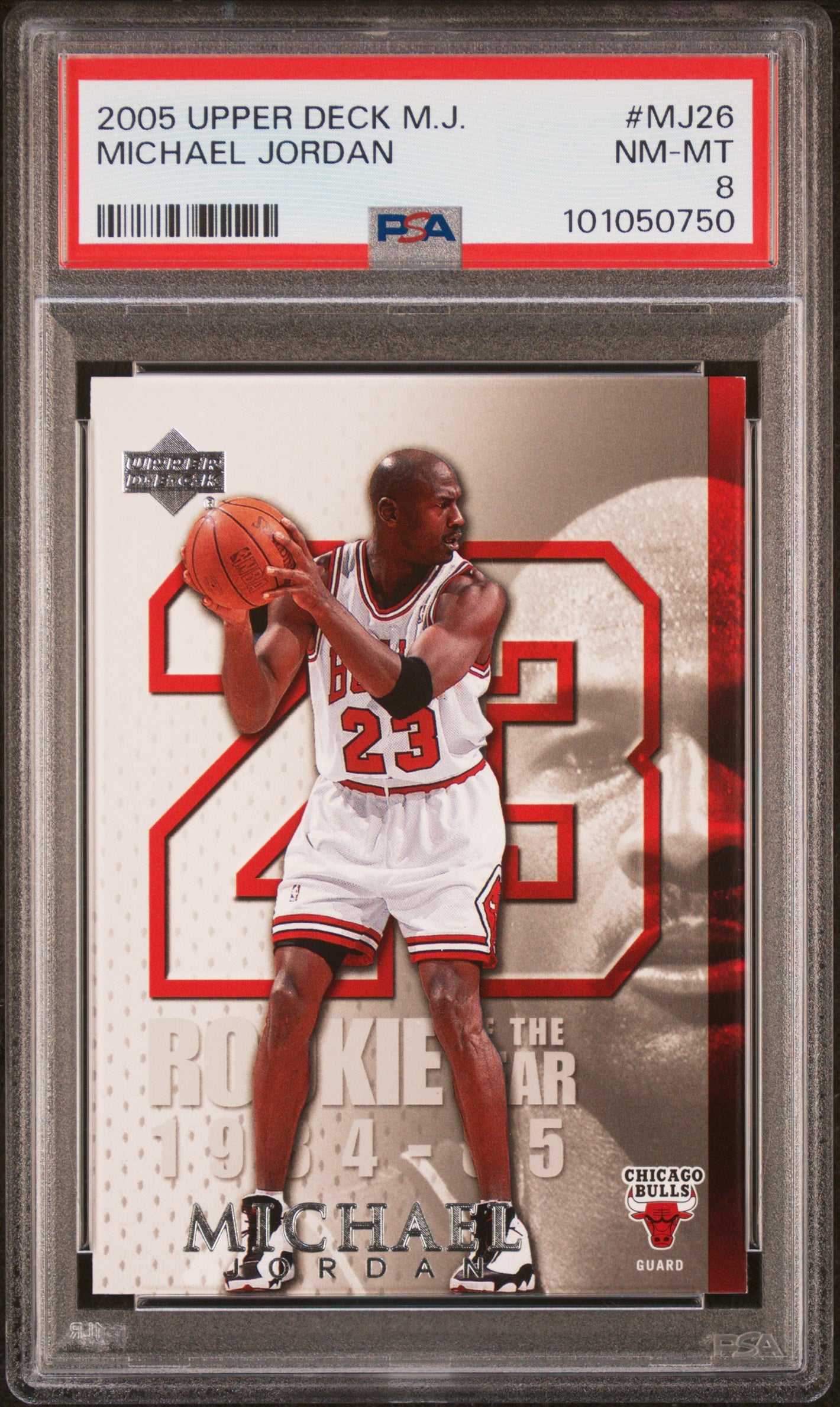 2005-06 Upper Deck #MJ26 Michael Jordan Michael Jordan PSA 8