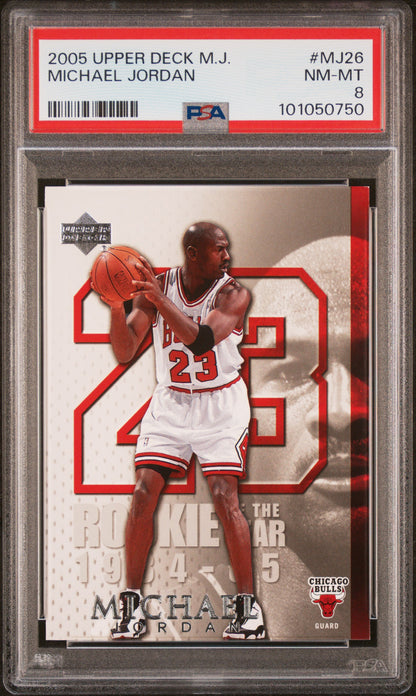 2005-06 Upper Deck #MJ26 Michael Jordan Michael Jordan PSA 8