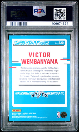 2023-24 Donruss #220 Victor Wembanyama PSA 9