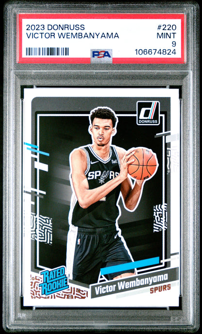2023-24 Donruss #220 Victor Wembanyama PSA 9