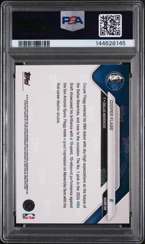 2025-26 Topps Now #6 Cooper Flagg PSA 10