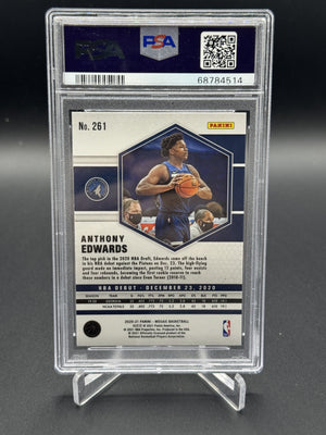 2020-21 Panini Mosaic #261 Anthony Edwards PSA 10