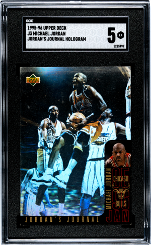 1996-97 Upper Deck Jordan's Journal Hologram #J3 Michael Jordan SGC 5