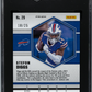 2021 Panini Mosaic #29 Stefon Diggs Prizm White SGC 9 #/25
