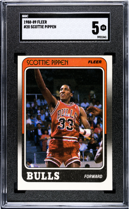 1988-89 Fleer #20 Scottie Pippen SGC 5