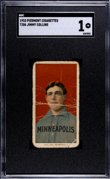 1910 Piedmont Cigarettes (T206) Collins, Jimmy SGC 1