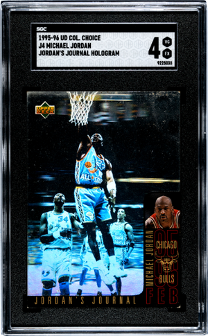 1996-97 Upper Deck Jordan's Journal Hologram #J4 Michael Jordan SGC 4