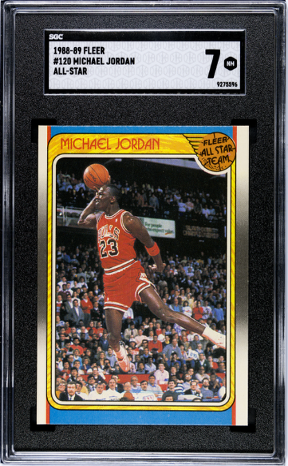 1988-89 Fleer #120 Michael Jordan All-Star SGC 7