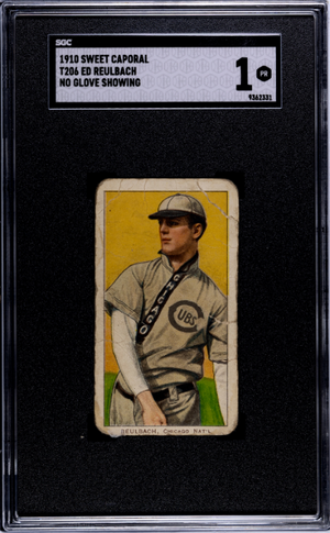 1910 Sweet Caporal (T206) Reulbach, Ed No Glove Showing SGC 1