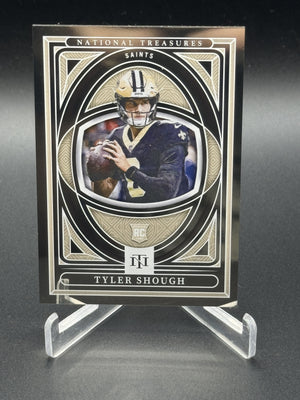 2025 Panini National Treasures #8 Tyler Shough Rookie Treasure Hunt Silver /25