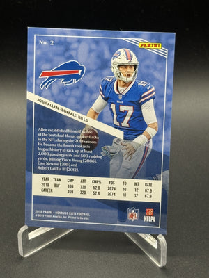 2019 Donruss Elite #2 Josh Allen Orange #/49