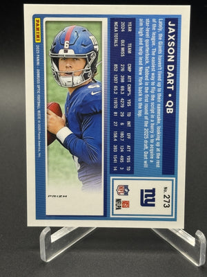 2025 Donruss Optic #273 Jaxson Dart Rated Rookie Blue Hyper