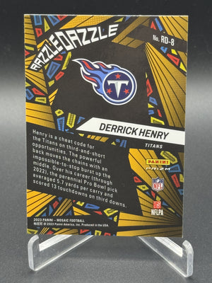 2023 Panini Mosaic #RD-8 Derrick Henry Razzle Dazzle