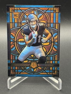 2025 Panini Mosaic #11 Jayden Higgins Rookie RC Stained Glass