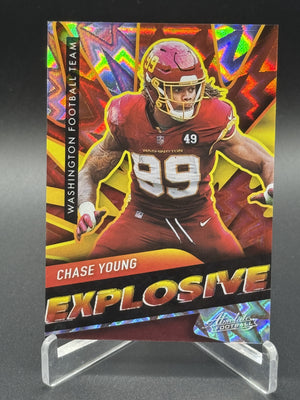 2021 Panini Absolute #E39 Chase Young Explosive