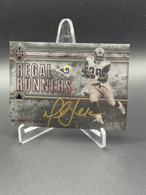 2017 Panini Majestic #RRMF Marshall Faulk Regal Runners Red Auto #/5