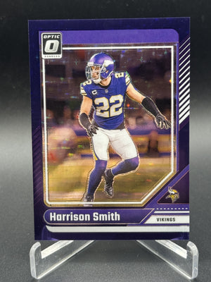 2024 Donruss Optic #132 Harrison Smith Stars Purple #/15