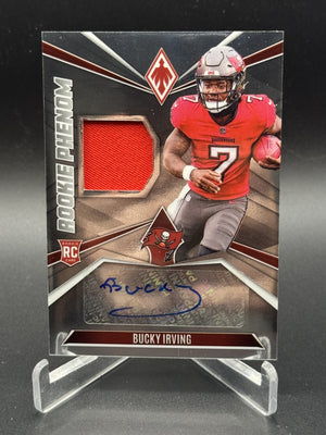 2024 Panini Phoenix #RPJA-BIG Bucky Irving Rookie Phenoms Jersey Auto /299
