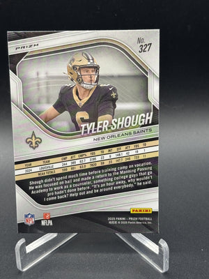 2025 Panini Prizm #327 Tyler Shough Rookie RC White Disco