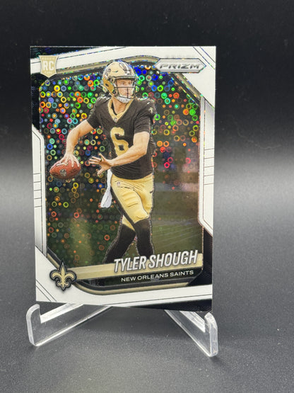 2025 Panini Prizm #327 Tyler Shough Rookie RC White Disco