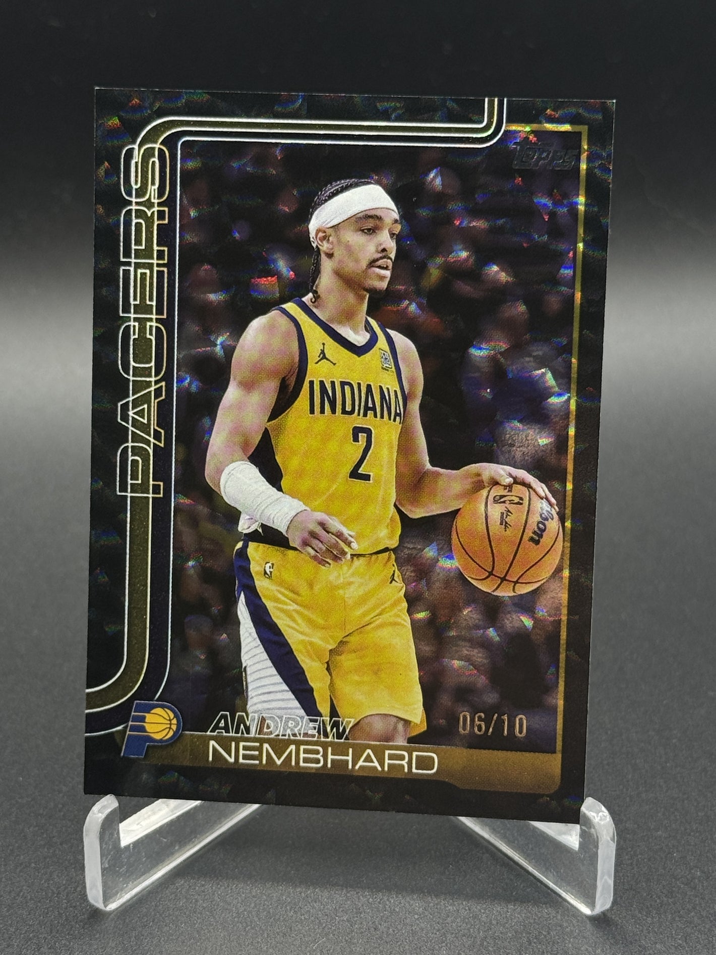 2025-26 Topps #52 Andrew Nembhard Black Foil #/10