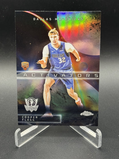 2025-26 Topps Chrome #AC-11 Cooper Flagg Rookie RC Activators Refractor