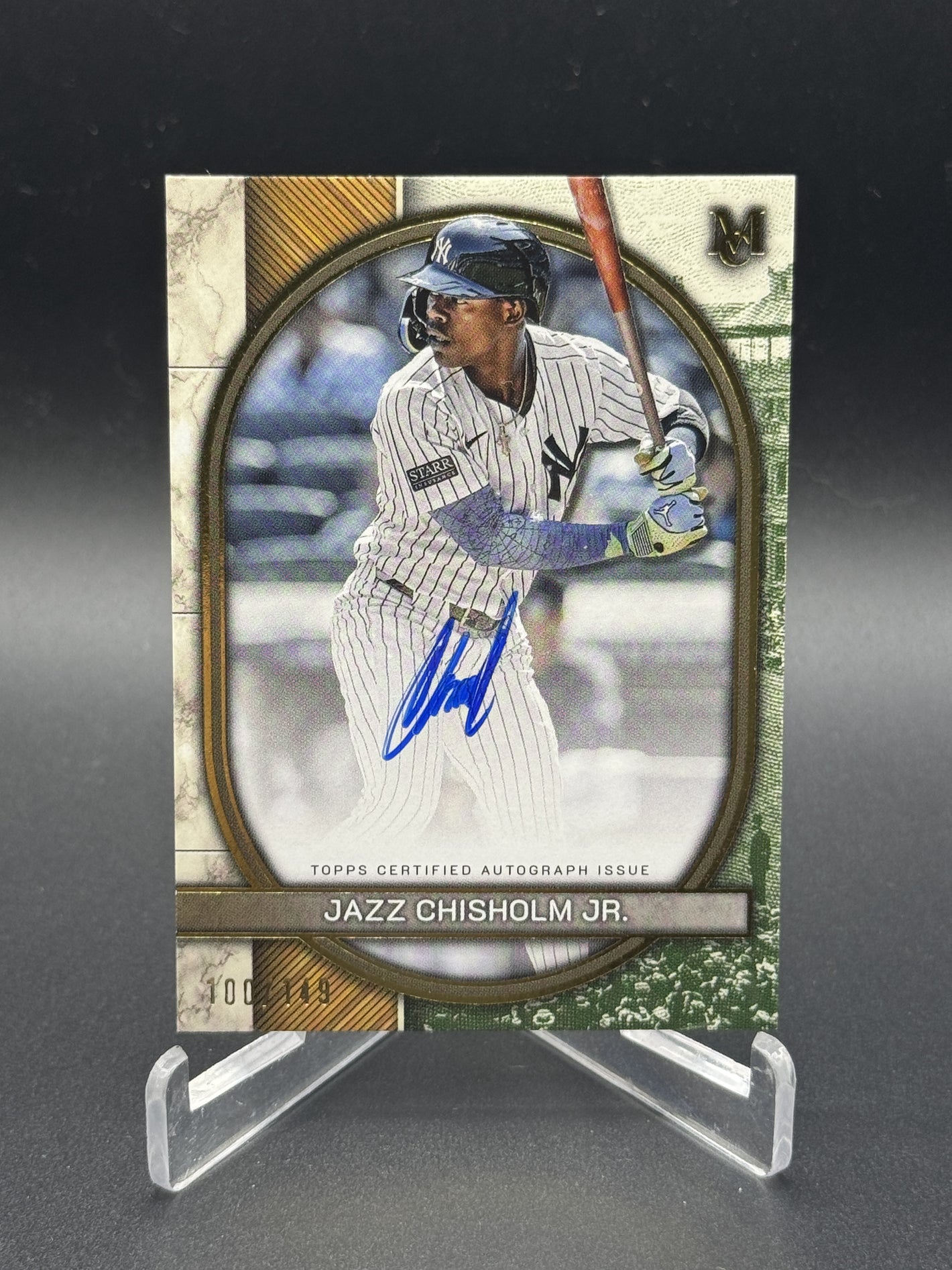 2025 Topps Museum Collection #AA-JC Jazz Chisholm Jr. Archival Auto /149