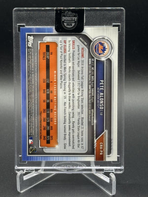 2019 Bowman Chrome #CRA-PA Pete Alonso Rookie Autographs Green Refractor #/99