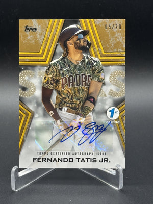 2023 Topps 1st Edition #BSA-FT Fernando Tatis Jr. Stars Auto Gold /20
