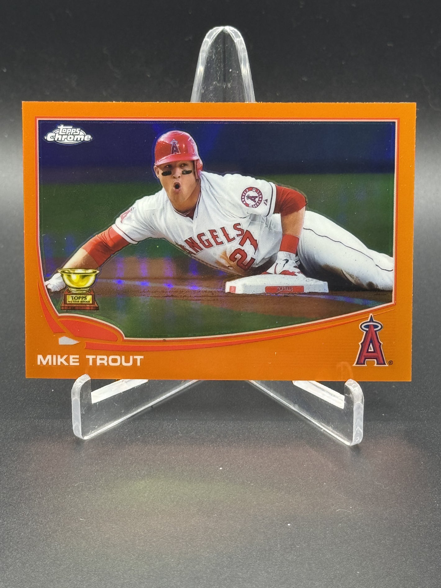 2013 Topps Chrome #1 Mike Trout Orange Refractors