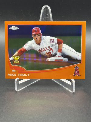 2013 Topps Chrome #1 Mike Trout Orange Refractors
