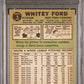 1967 Topps #5 Whitey Ford PSA 4