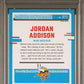 2023 Donruss Optic #271 Jordan Addison Rated Rookie Green Hyper PSA 10