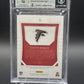 2018 National Treasures #185 Calvin Ridley Rookie RC Patch Auto /99 BGS 9