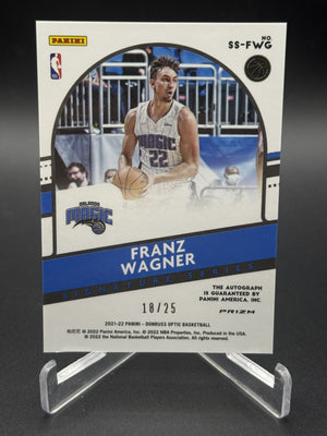 2021-22 Donruss Optic #SS-FWG Franz Wagner Rookie Signature Series Blue #/25