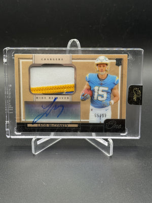 2024 Panini One #109 Ladd McConkey Rookie Patch Auto #/99