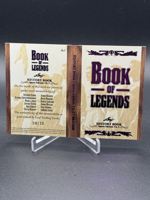 Leaf Book of Legends Curry / Lebron / Jokic / KD / Giannis Game Used Jersey /10