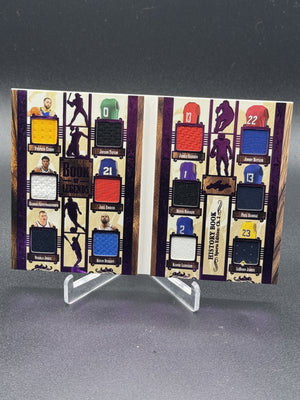 Leaf Book of Legends Curry / Lebron / Jokic / KD / Giannis Game Used Jersey /10