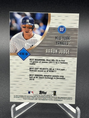 2017 Bowman's Best #97BC-AJ Aaron Judge Rookie RC 1997 Best Cuts