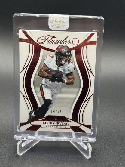 2025 Panini Flawless #52 Bucky Irving Ruby #/25