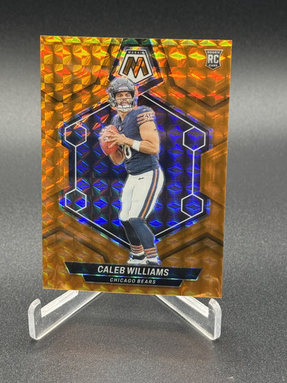 2024 Panini Mosaic #301 Caleb Williams Rookie RC Mosaic Orange #/199