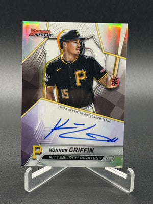 2025 Bowman's Best #B25-KG Konnor Griffin Best of 2025 Autographs Refractor