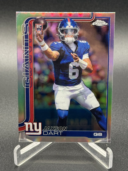 2025 Topps Chrome #306 Jaxson Dart Rookie RC Refractor