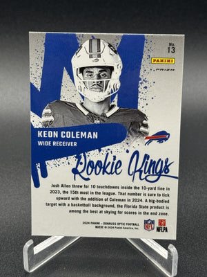 2024 Donruss Optic #13 Keon Coleman Rookie Kings