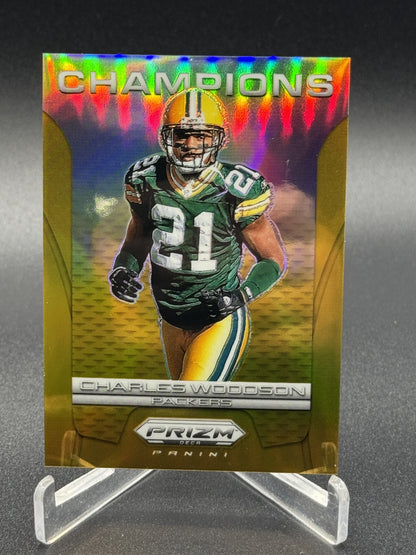 2024 Panini Prizm Deca #9 Charles Woodson Champions Gold #/10
