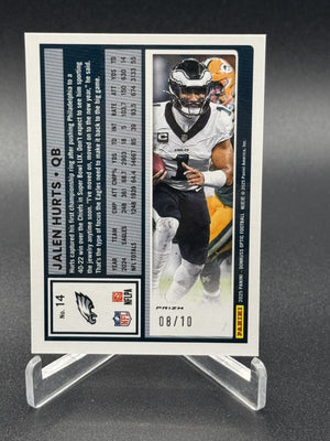 2025 Donruss Optic #14 Jalen Hurts Gold #/10